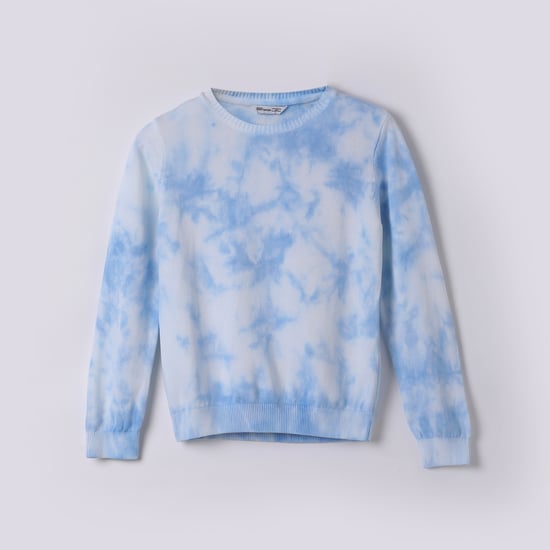 FAME FOREVER Tie & Dye Sweater