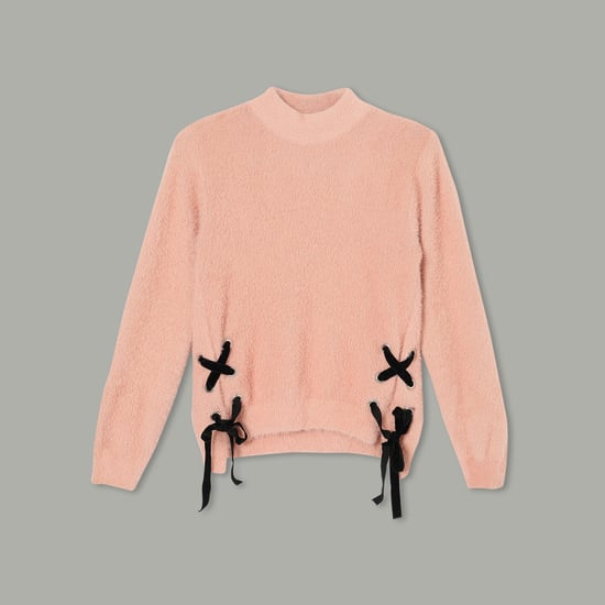 FAME FOREVER Tie Up Pullover
