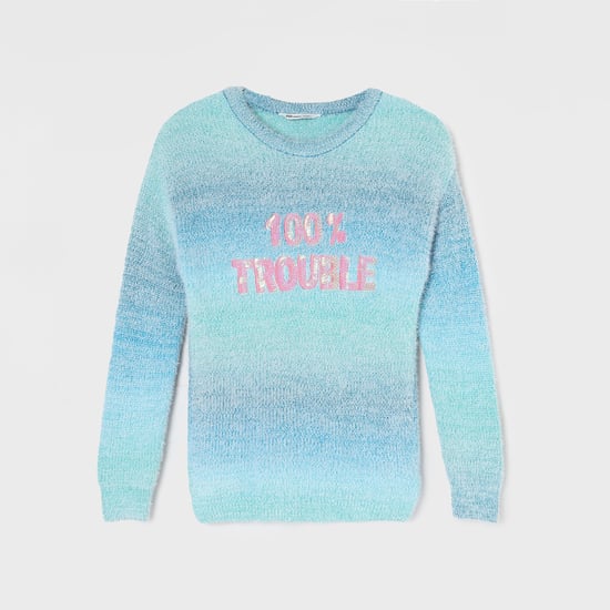 FAME FOREVER Embellished Sweater