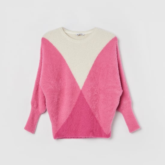 FAME FOREVER Colourblocked Sweater