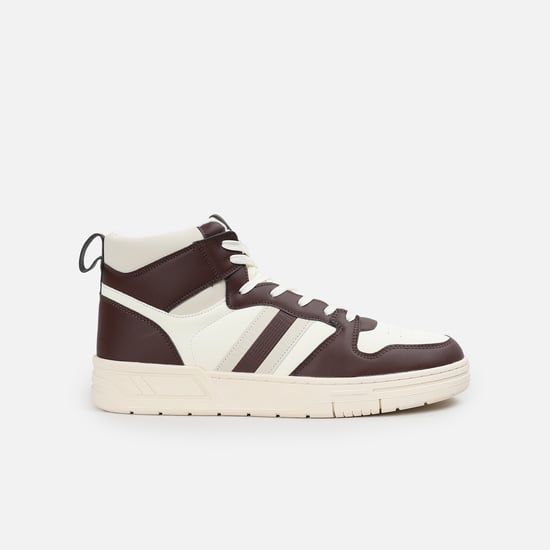 FORCA Striped High-Top Sneakers