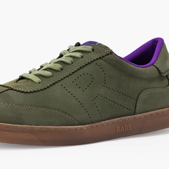 RARE RABBIT Magellan Panelled Lace-up Sneakers Green - Main Image