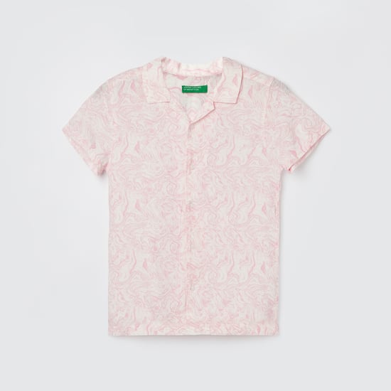 UNITED COLORS OF BENETTON Printed Resort Shirt