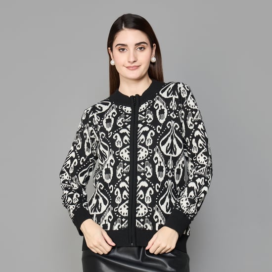 COLOUR ME Printed Knit Sweatshirt