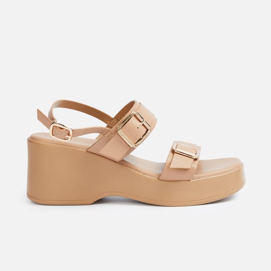 GINGER Women Solid Platform Sandals