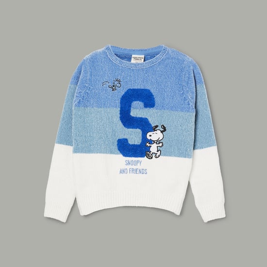 FAME FOREVER Snoopy Applique Sweater