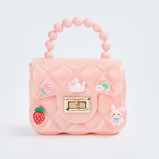 FAME FOREVER Charm Detail Sling Bag