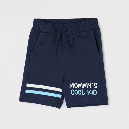 JUNIORS Typographic Print Elasticated Shorts