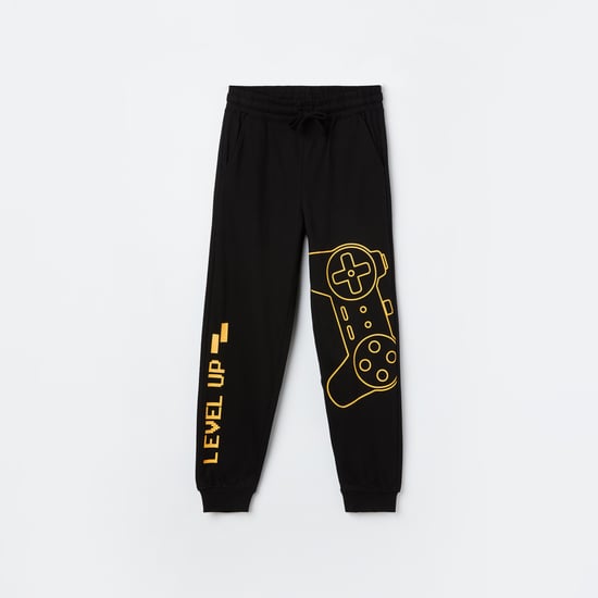 FAME FOREVER Printed Elasticated Track Pant