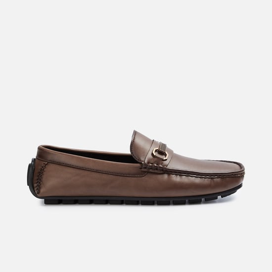 CODE Textured Formal Loafers