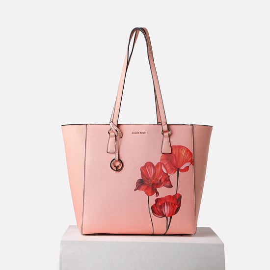 ALLEN SOLLY Floral Shoulder Bag
