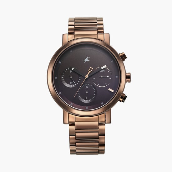 FASTRACK Tick Tock Men Chronograph Watch 3287KM07