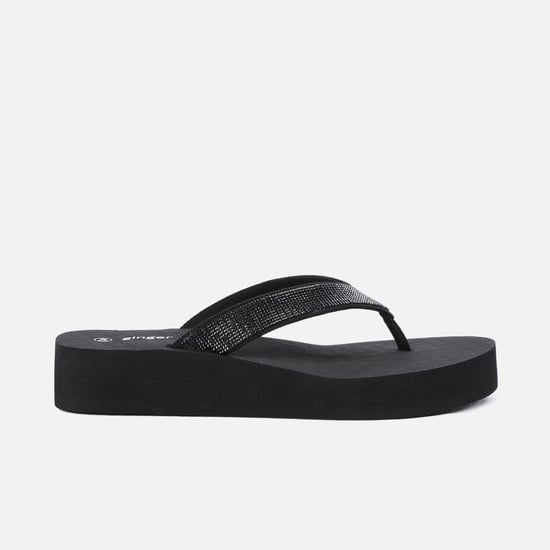 GINGER Embellished Flip-Flops