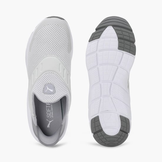 PUMA Softride Flex Ease Slip-On Running Shoes Grey