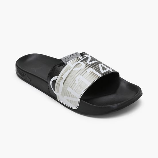 PUMA x Mercedes-AMG Petronas Formula Leadcat Sliders Black