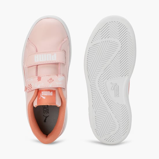 PUMA Printed Velcro Strap Shoes Pink