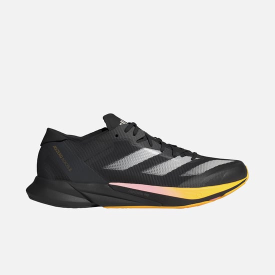 ADIDAS Adizero Adios Men Mesh Panelled Sports Shoes Black