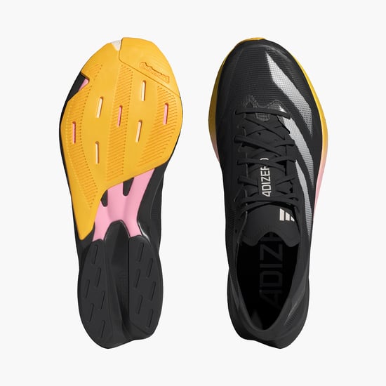 ADIDAS Adizero Adios 8 Men Mesh Panelled Sports Shoes | Black