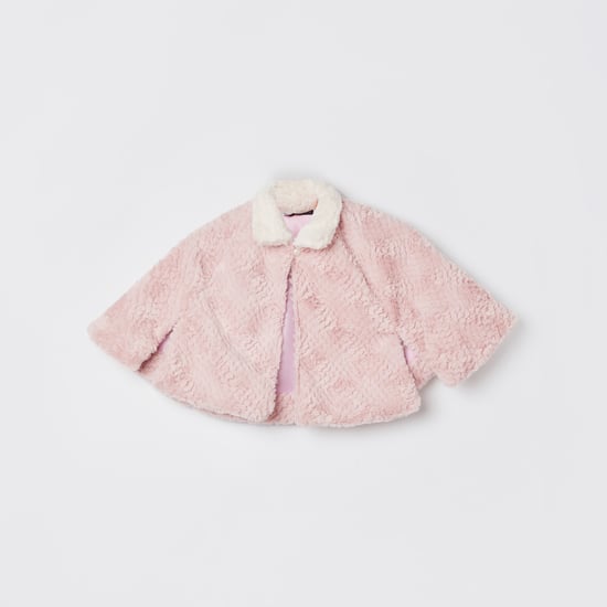 FAME FOREVER Fuzzy Poncho Sweater