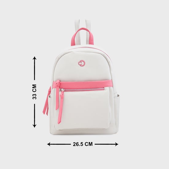 CAPRESE Textured Backpack Beige