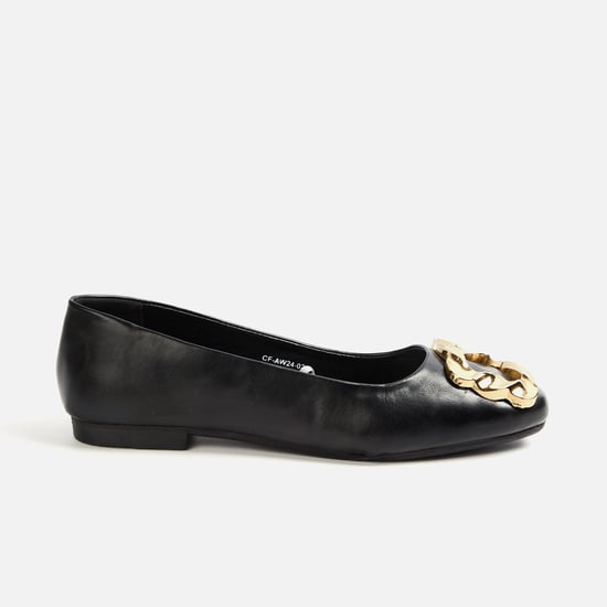 CODE Buckle Ballerinas