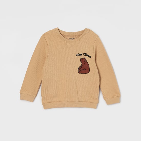 JUNIORS Embroidered Sweatshirt