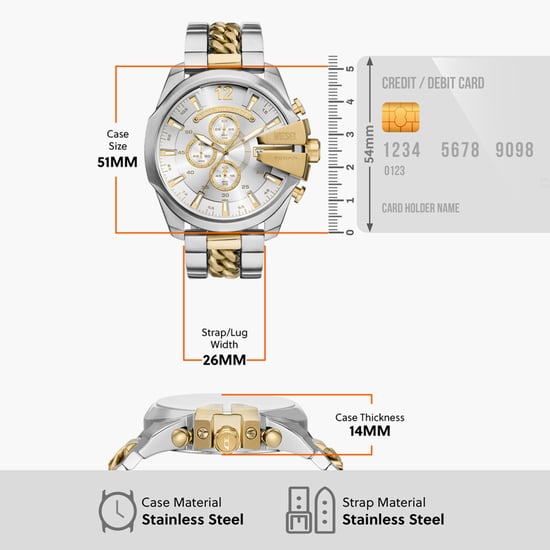 DIESEL Mega Chief Chronograph Watch - DZ4672 