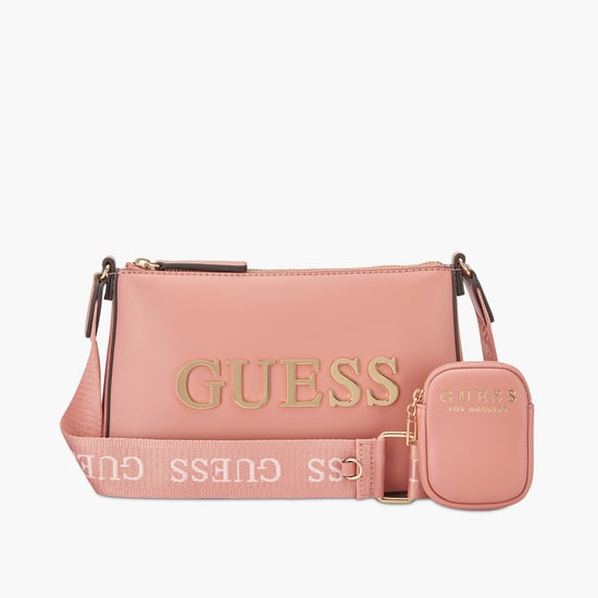 GUESS Sling Bag with Pouch Red