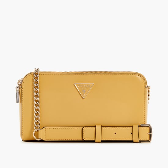 GUESS Solid Mini Shoulder Bag Yellow