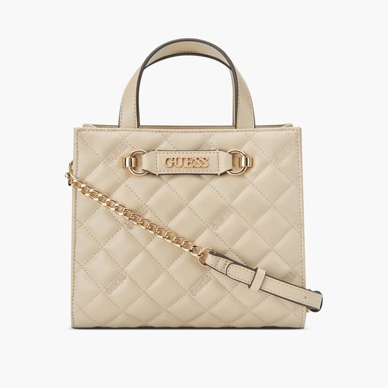 Sling Bag Guess Factory Bag GUESS Textured Sling Bag Brown