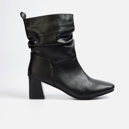 GINGER Block Heel Ankle Boots
