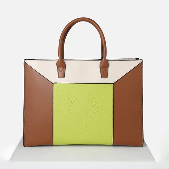 ALLEN SOLLY Colourblock Handheld Bag