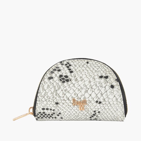 BAGGIT Textured Zip Around Wallet