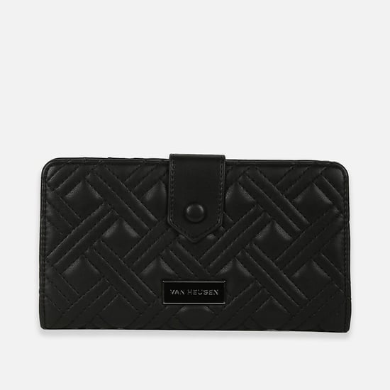 VAN HEUSEN Textured Bi-Fold Wallet