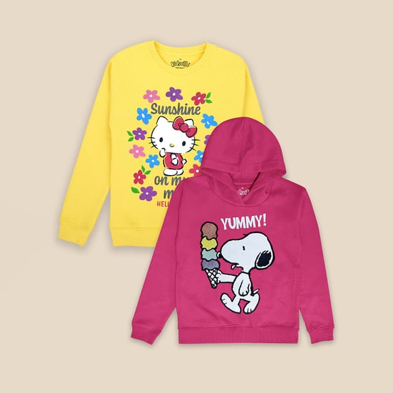 KIDSVILLE Printed Sweatshirt - Pack of 2