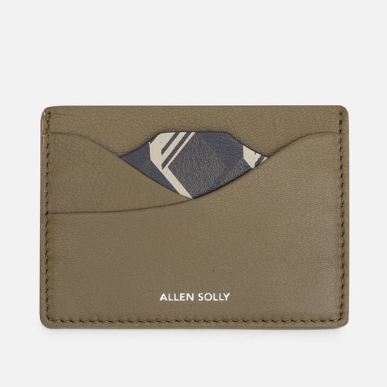ALLEN SOLLY Solid Card Holder