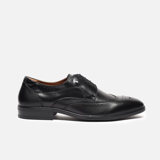 LOUIS PHILIPPE Solid Derby Shoes