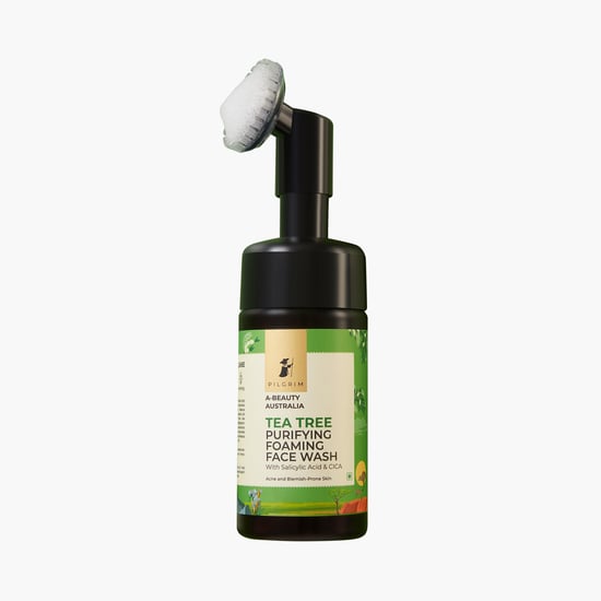 PILGRIM Tea Tree Purifying Foaming Face Wash With Brush - 120ml