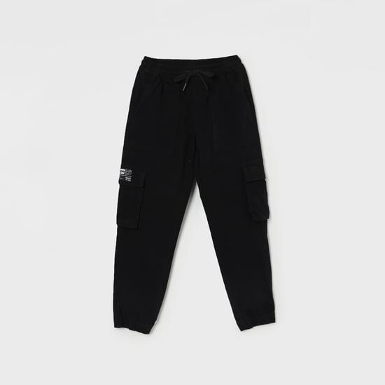 FAME FOREVER Solid Cargo Joggers