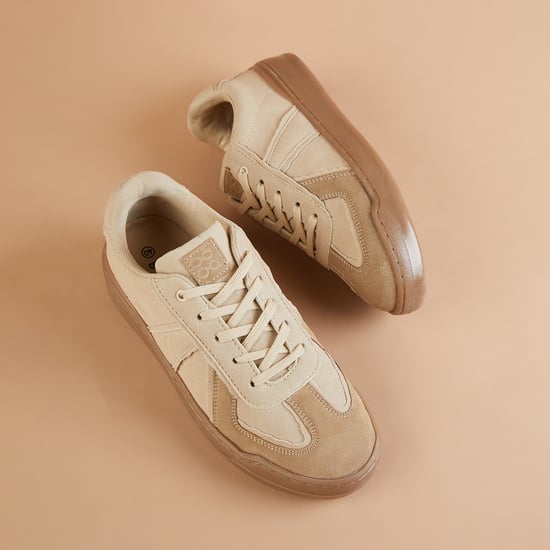 GINGER Colourblocked Low Top Sneakers