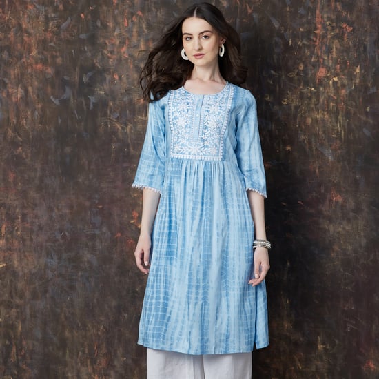 MELANGE Printed A-line Kurta