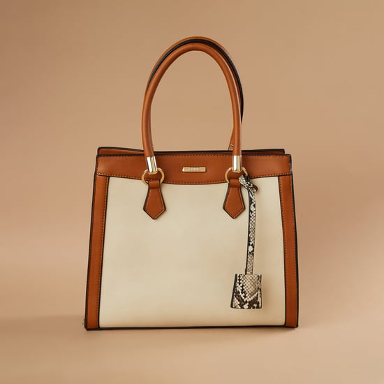 CODE Colourblocked Handheld Bag
