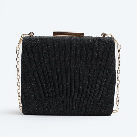 CODE Shimmer Textured Envelope Clutch