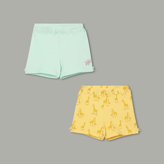 JUNIOR BABY Assorted Shorts - Pack of 2