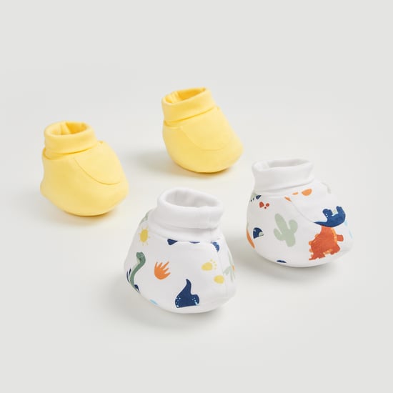 JUNIOR BABY Assorted Booties - Pack of 2