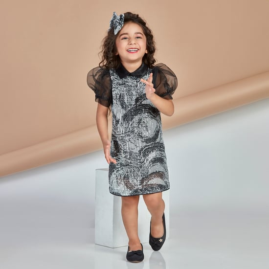 PEPPERMINT Sequinned A-line Dress