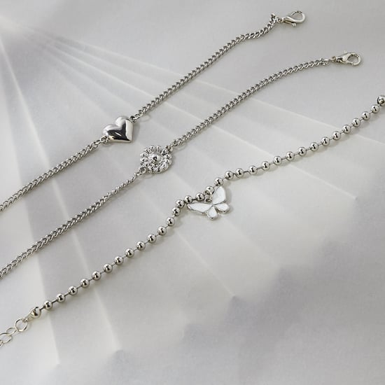GINGER Assorted Charm Bracelets - Pack of 3