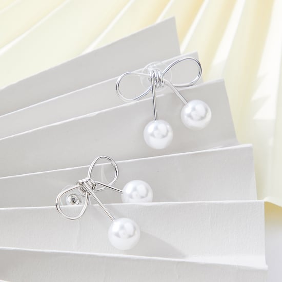 GINGER Pearl Drop Earrings