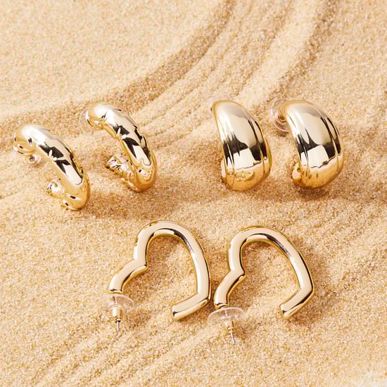 GINGER Assorted Hoop Earrings - Pack of 3