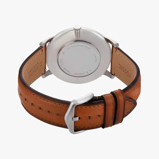 Leather Strap Fossil Minimalist Slim Watch Fossil Minimalist Slim